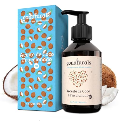 Aceite de coco para el pelo GoNaturals®,100% Puro y Orgánico (250 ml)