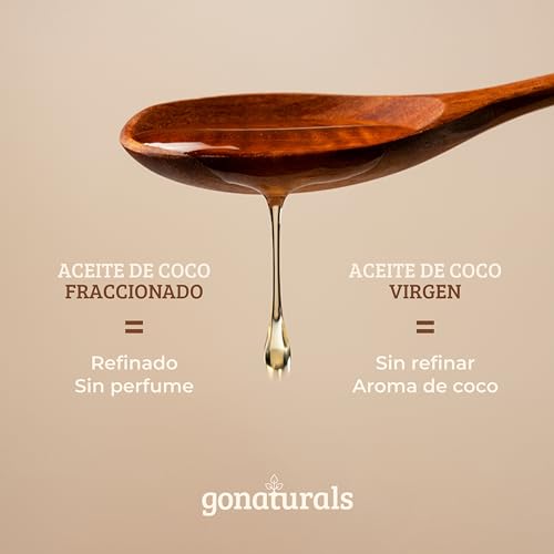 Aceite de coco para el pelo GoNaturals®,100% Puro y Orgánico (250 ml)