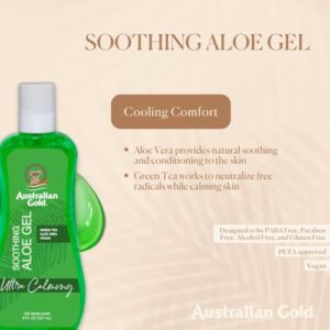 Australian Gold After Sun Aloe Gel 237 Mililitros