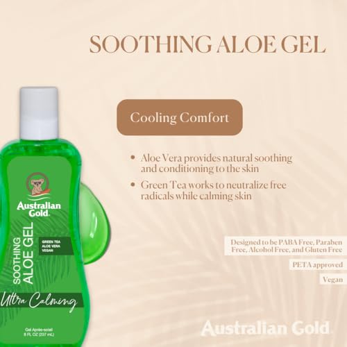 Australian Gold After Sun Aloe Gel 237 Mililitros