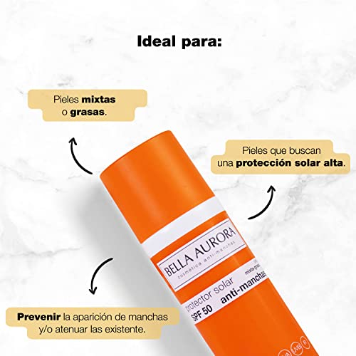 Bella Aurora Protector Solar SPF 50+ Facial Antimanchas (50 ml)