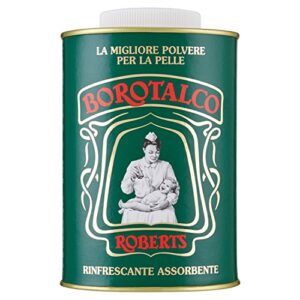 Borotalco Roberts, Polvos de Talco Naturales y Refrescantes (500 gr)