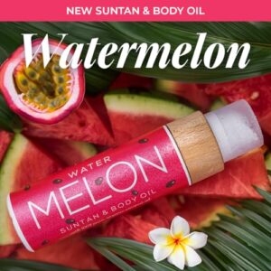 COCOSOLIS Watermelon - Aceite bronceador orgánico, aroma sandía