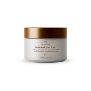 Crema Facial Antiedad con Resveratrol, Colágeno y Ácido Hialurónico NIRUVITA