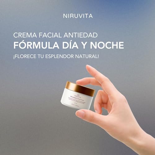 Crema Facial Antiedad con Resveratrol, Colágeno y Ácido Hialurónico NIRUVITA