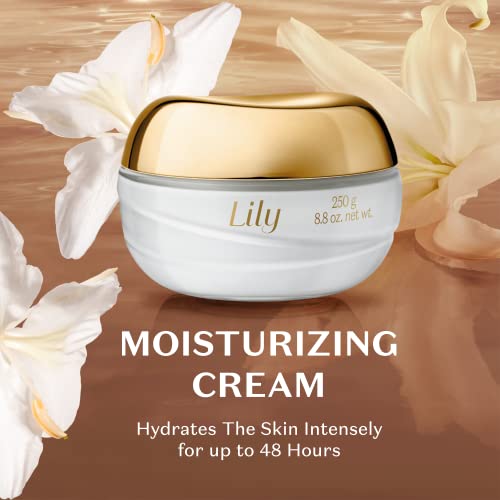 Crema hidratante Lily de O Boticário satinada y perfumada (250 g)