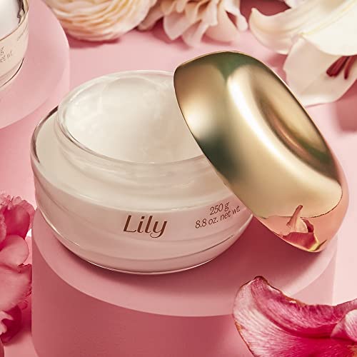 Crema hidratante Lily de O Boticário satinada y perfumada (250 g)
