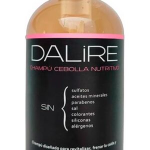 DALIRE Champú NUTRITIVO BIO de CEBOLLA, ANTICAÍDA, Sin sulfatos ni parabenos, 500ml