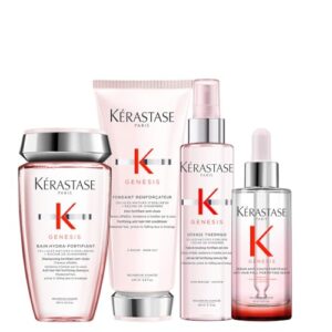 Kérastase Genesis para el fortalecimiento del cabello: Champú, acondicionador, Spray y Sérum