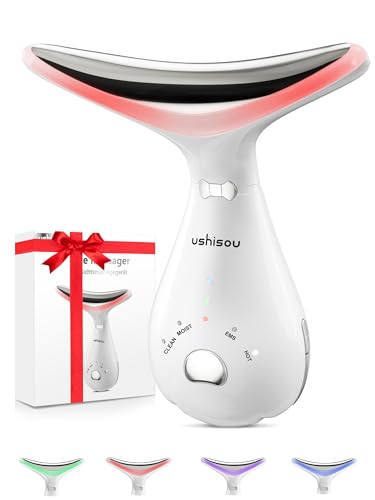 Masajeador Facial Eléctrico con luz 4 Colores LED