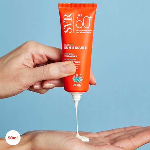 Protector Solar SVR Sun Secure Fluide SPF50+ (50 ml) Invisible y Eco