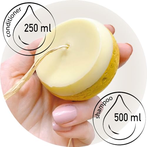 Senso Naturale Champu Sólido Iluminador Aclarante, 100% Natural, Bio y Vegano
