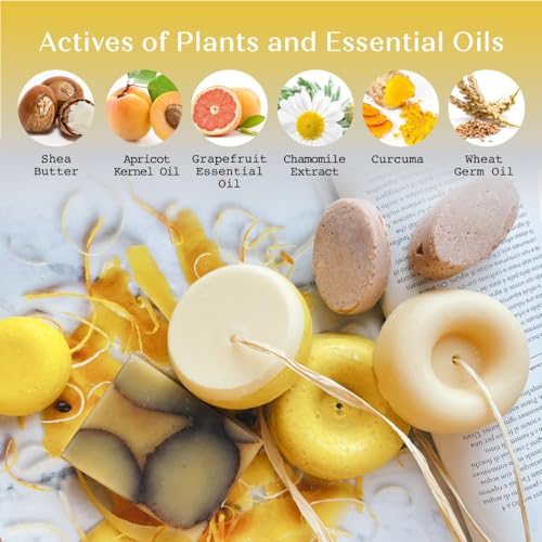 Senso Naturale Champu Sólido Iluminador Aclarante, 100% Natural, Bio y Vegano