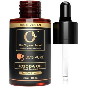 USDA Organic Jojoba Oil - 100% Aceite de jojoba puro prensado en frío para la piel, el cabello, el rostro y las uñas